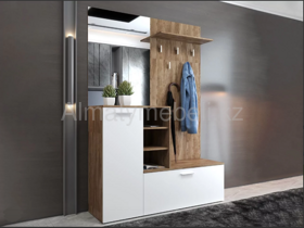 Прихожая Ветланда (дуб ансберг темный/нимфеа альба) Гербор